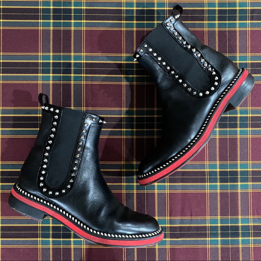 Christian Louboutin Notting Hill Spikes Boots 39.5